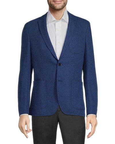 DIGEL Arun-st Textured Sportcoat - Blue