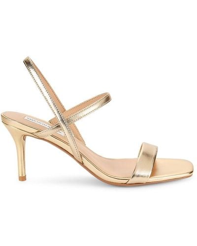Saks Fifth Avenue Goldtone Slingback Sandals - Metallic