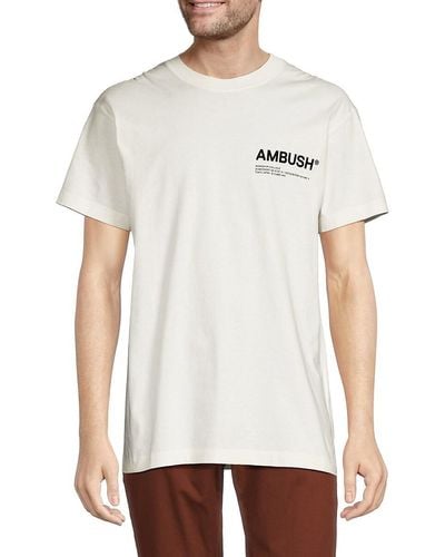 Ambush Logo Graphic Tee - White