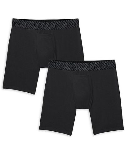 Tommy John 2-pack Boxer Briefs Set - Black