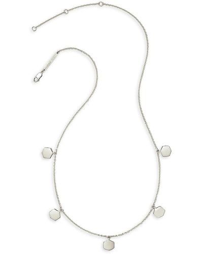 Kendra Scott Davis Charm Chocker Necklace - White