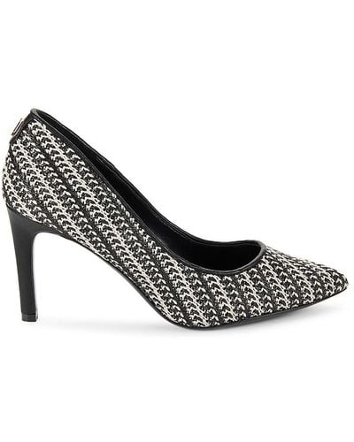 Karl Lagerfeld Woven Court Shoes - Black
