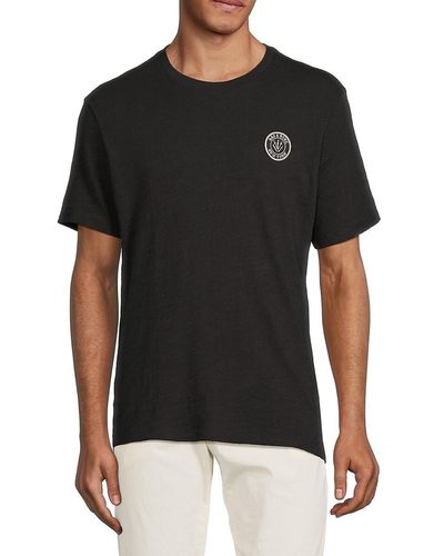 Rag & Bone Varsity Dagger Crewneck T Shirt - Black