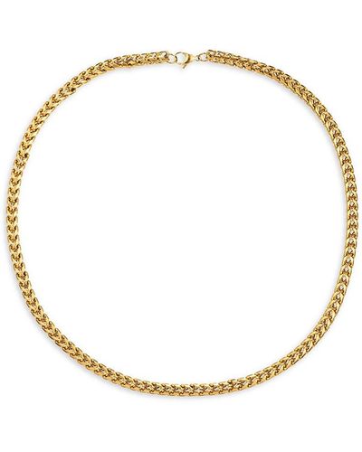 Eye Candy LA Leo Goldtone Chain Link Necklace - Natural