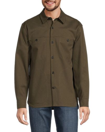 Vince Solid Shirt - Green
