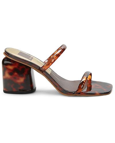 Dolce Vita Ninia Transparent-strap Woven Sandals - Multicolour