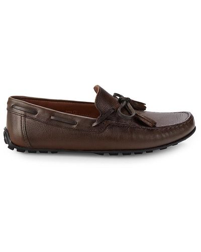 Saks Fifth Avenue Venetian Leather Driving Loafers - Brown
