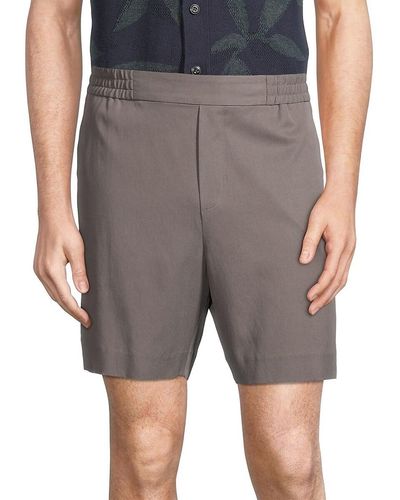 Vince Vacation Flat Front Shorts - Gray