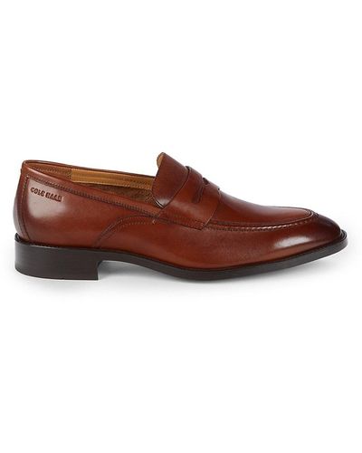 Cole Haan Hawthorne Penny Loafers - Brown