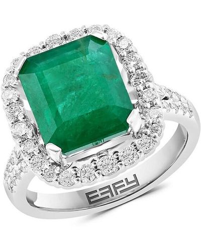 Effy 14K, & Diamond Ring - Green