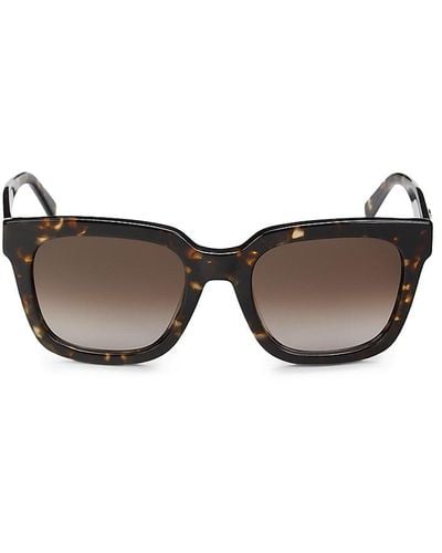 MCM 54mm Rectangle Sunglasses - Brown