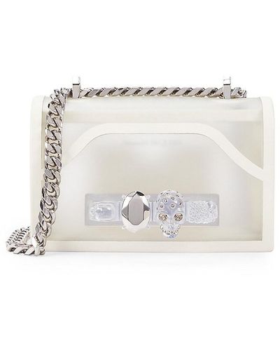 Alexander McQueen Mini Jewel Crossbody Bag - White