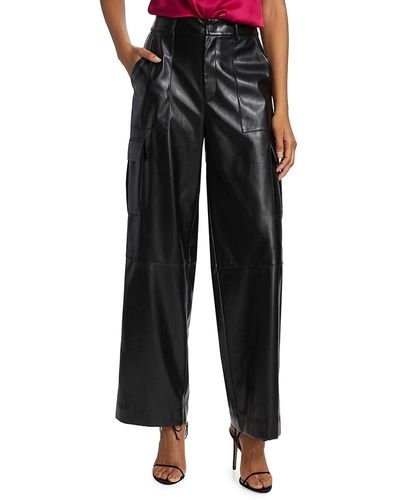 Cami NYC Shelly Faux Leather Trousers - Black