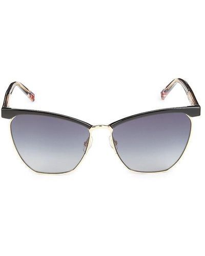 Missoni Mis 0009/s 60mm Cat Eye Clubmaster Sunglasses - Blue