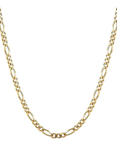 Saks Fifth Avenue Saks Fifth Avenue 14K Classic Figaro Chain Necklace/24" - Metallic