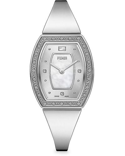 Fendi My Way Diamond Watch - Gray