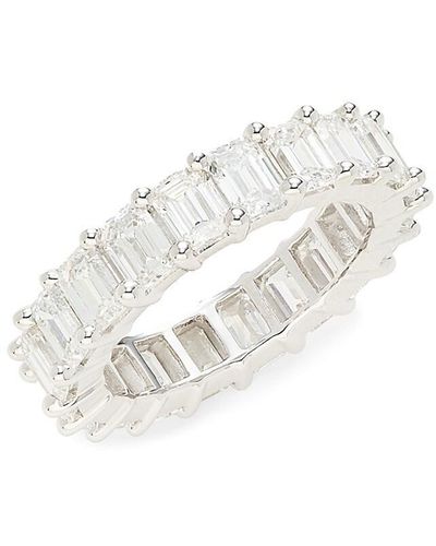 Saks Fifth Avenue 14k White Gold & 6 Tcw Lab-grown Diamond Ring