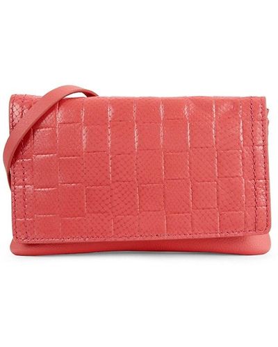 Vince Camuto Small Leather Crossbody Bag - Red