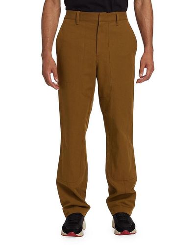 Helmut Lang Utility Twill Trousers - Brown
