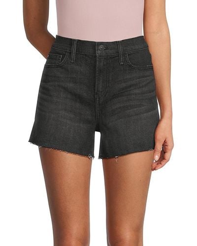 Hudson Jeans Gracie Denim Shorts - Black