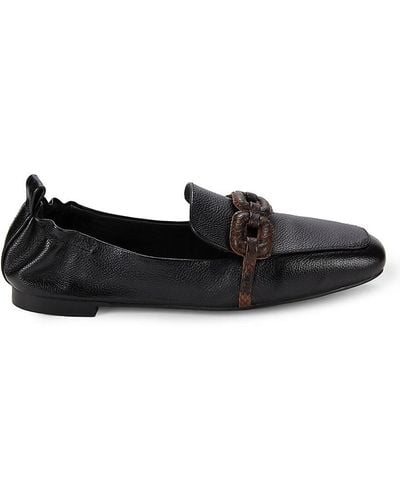 Sanctuary Leather Loafers - Black