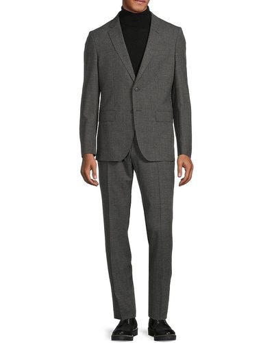 BOSS by HUGO BOSS Hanry Slim Fit Suit in Black for Men | Lyst