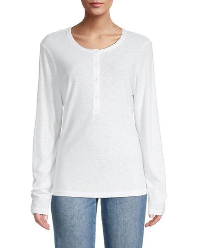 James Perse Long-sleeved tops for Women | Online Sale up to 80% off | Lyst