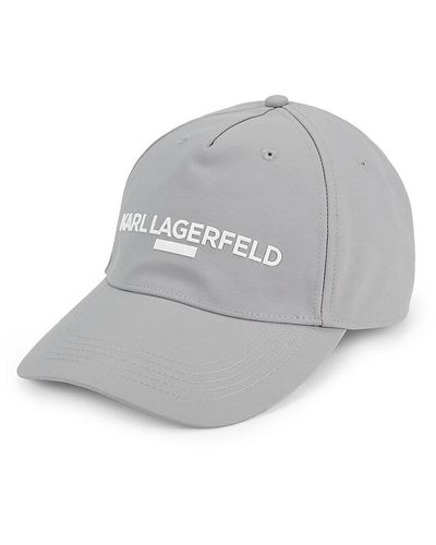 Karl Lagerfeld Logo Baseball Cap - Gray