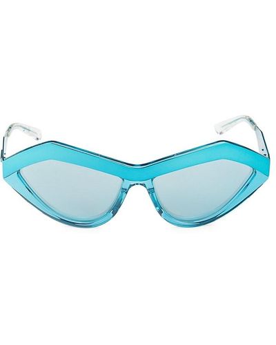 Bottega Veneta 62mm Cat Eye Sunglasses - Blue