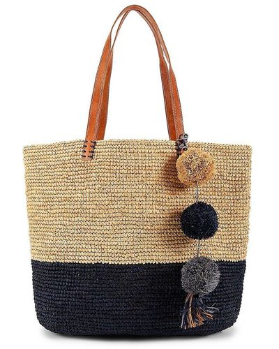 Mar Y Sol Petite Samana Tote Navy