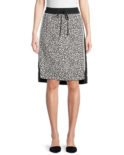 売り出し特注品 JOHN(NHOJ)Sculpture Print Midi Skirt レディース