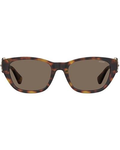 Moschino Mos130/s 55mm Buckle Cat Eye Sunglasses - Brown