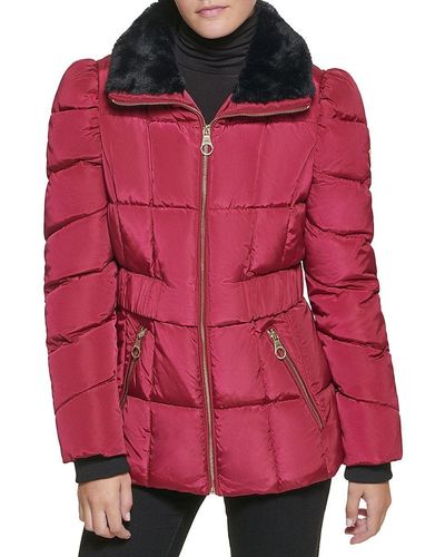 Red Guess Jackets for Women | Lyst