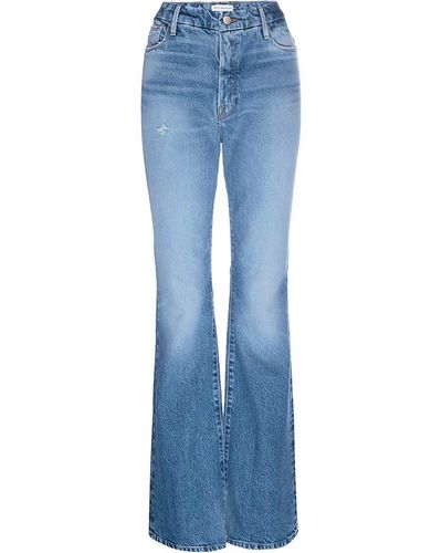 GOOD AMERICAN Good Classic Bootcut Jeans - Blue