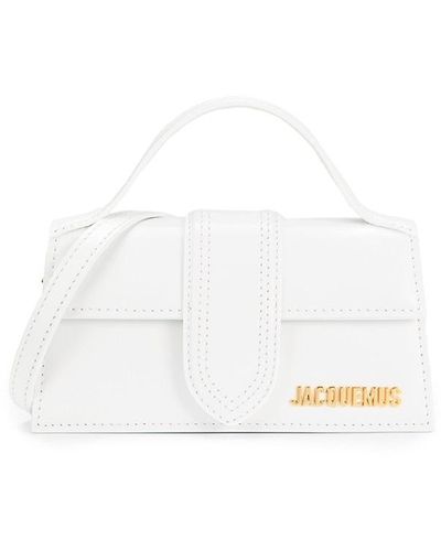 Jacquemus Le Bambino Leather Satchel - White