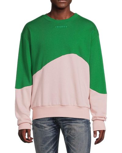 Twenty Colorblock Sweatshirt - Green
