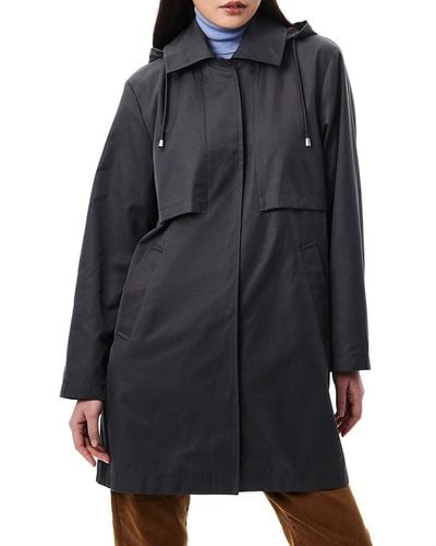 Bernardo ' Hooded Technical Rain Coat - Black