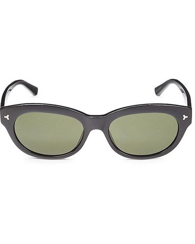 Bally 54Mm Oval Sunglasses - Black