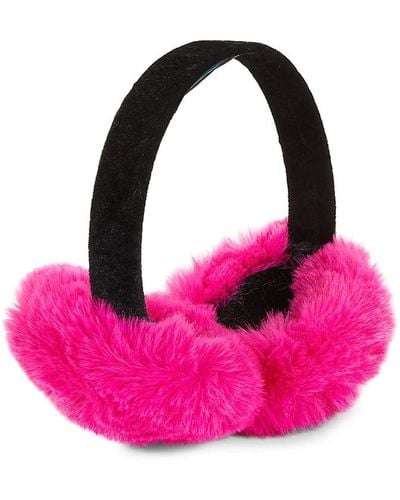 Jocelyn Faux Fur Earmuffs - Pink