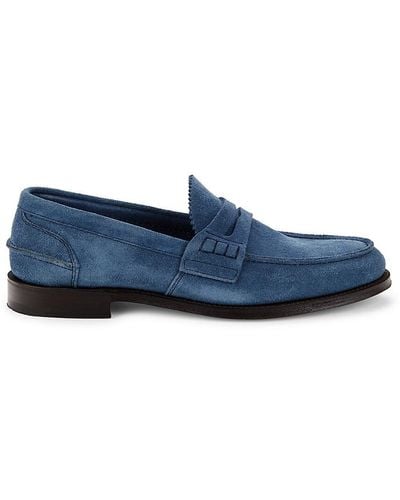 Church's Suede Penny Loafers - Blue