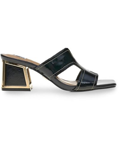 Lady Couture Block Heel Sandals - Black