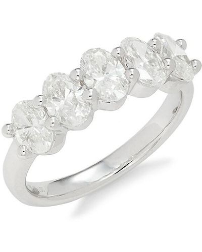 Saks Fifth Avenue 14K & 2 Tcw Lab Grown Diamond Ring - White