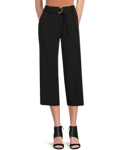 DKNY Belted Culottes - Black
