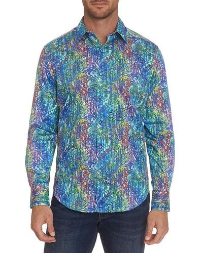 Robert Graham Temple Multicolor Paisley Shirt - Natural