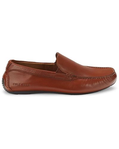 Cole Haan Grand City Venetian Driving Shoes - Brown