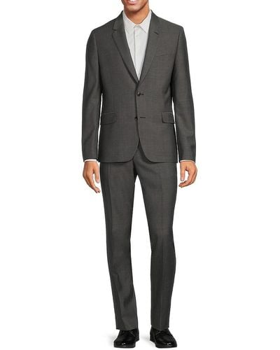 Paul Smith Textured Suit - Grey