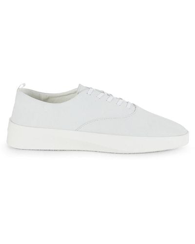 Wolf & Shepherd Cruise Low Top Suede Sneakers - White