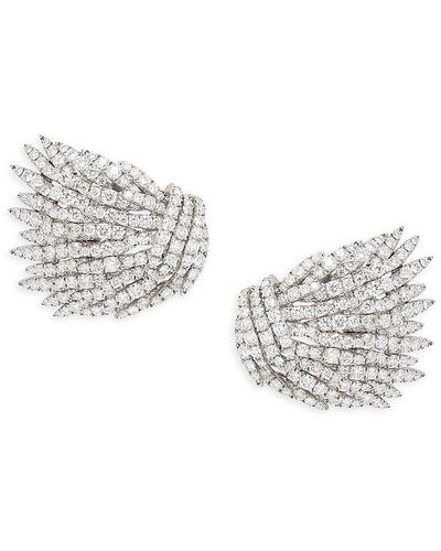 Hueb Apus 18K & 10.36 Tcw Diamond Drop Earrings - Metallic