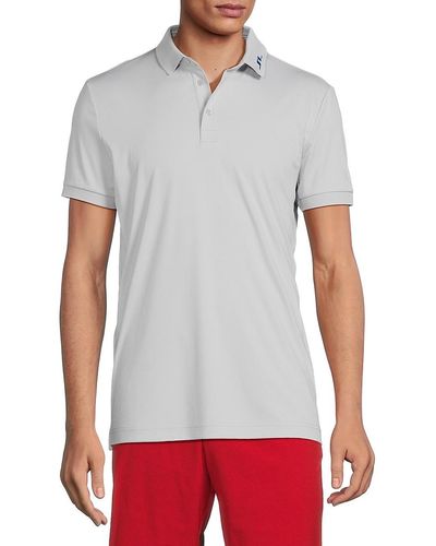 J.Lindeberg Knit Polo - White