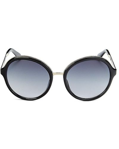 Kate Spade Annabeth 55mm Round Sunglasses - Blue